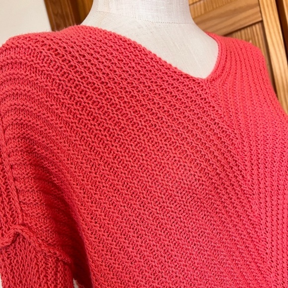 Caslon Medium Oversized Sweater Reverse Hem Cuffed - Picture 5 of 10